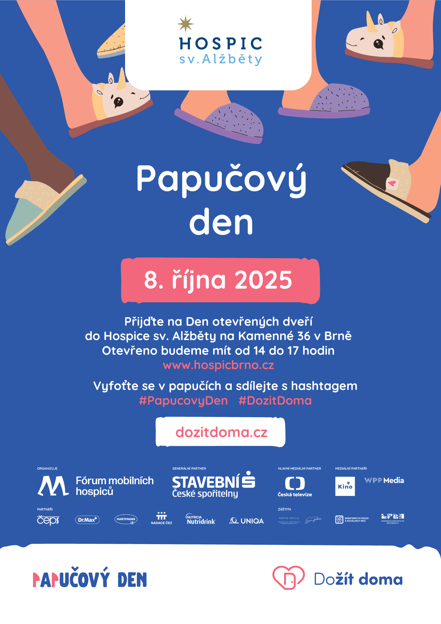 pozvánbka na akci Papučový den